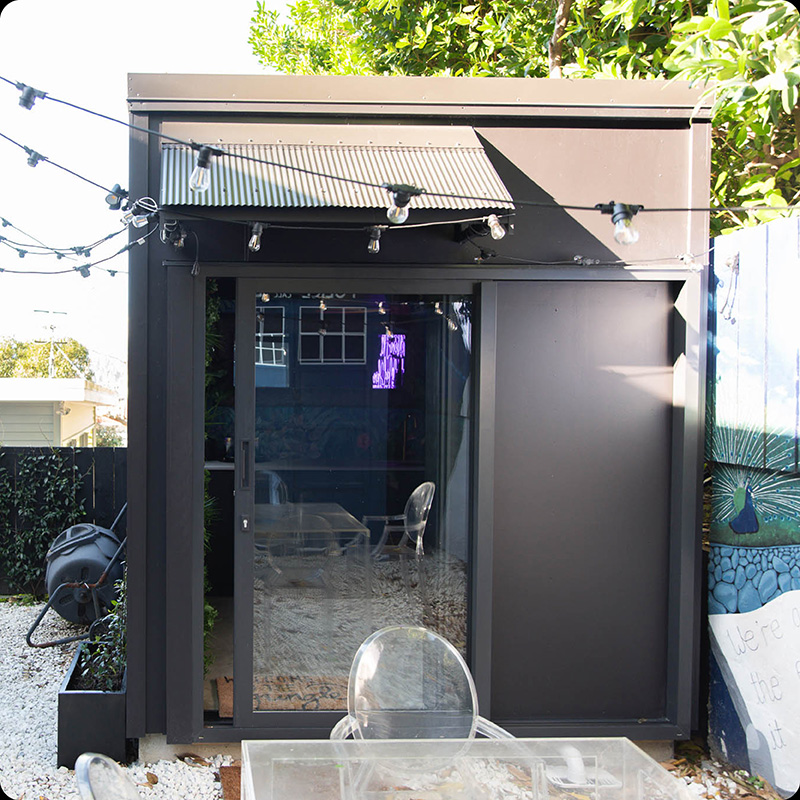 Renovated exterior wash house / laundry